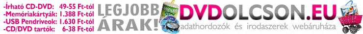 CD, DVD lemez, mem�riak�rtya rendel�s