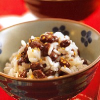 Azuki gohan - Vörösbabos rizs